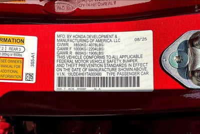 2026 Acura Integra A-Spec Tech Package