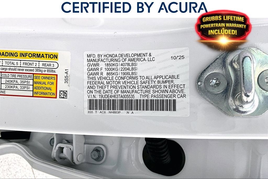 2026 Acura Integra A-Spec Tech Package