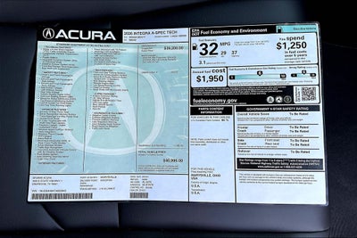 2026 Acura Integra A-Spec Tech Package