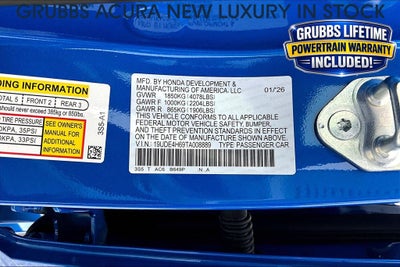 2026 Acura Integra A-Spec Tech Package