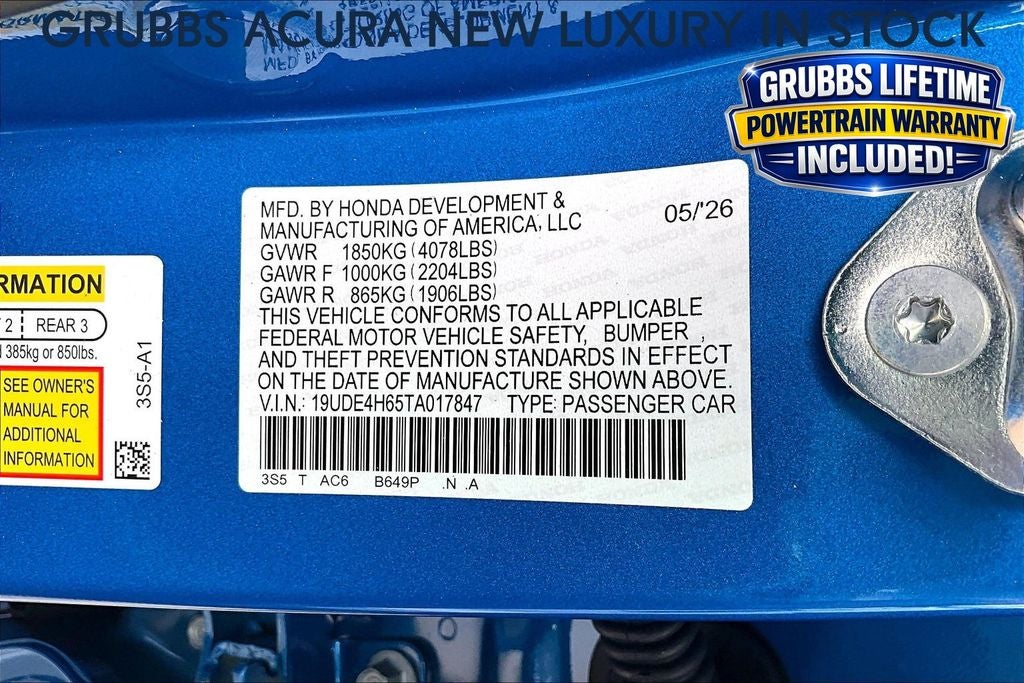 2026 Acura Integra A-Spec Tech Package