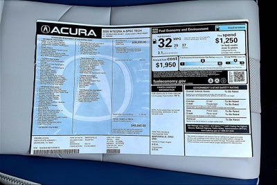 2026 Acura Integra A-Spec Tech Package