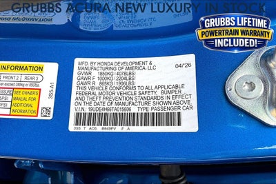 2026 Acura Integra A-Spec Tech Package