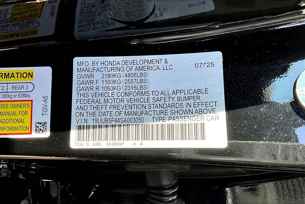 2025 Acura TLX Technology Package