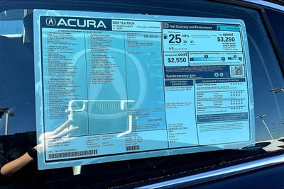 2025 Acura TLX Technology Package