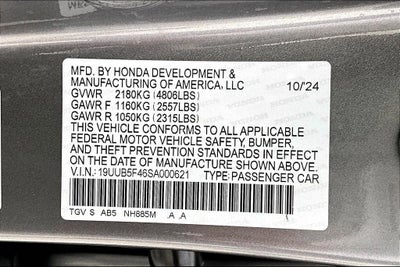 2025 Acura TLX Technology Package