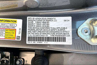 2024 Acura TLX Technology Package