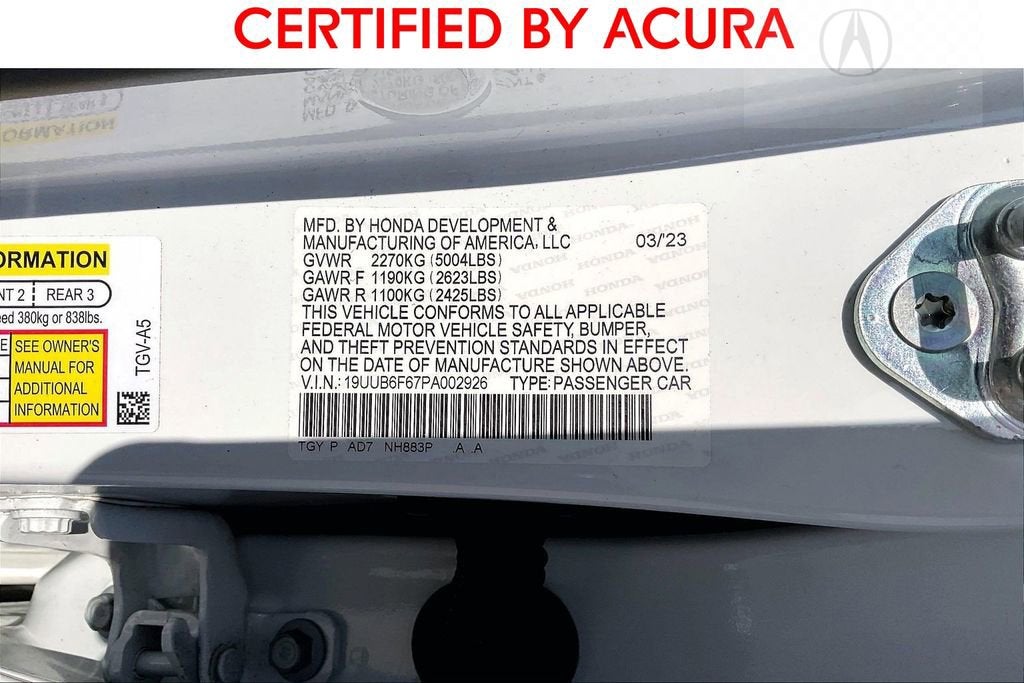 2023 Acura TLX Advance SH-AWD