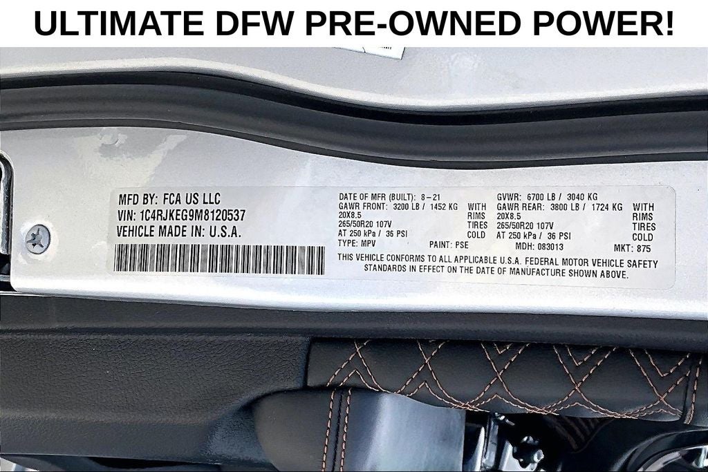 2021 Jeep Grand Cherokee L Summit