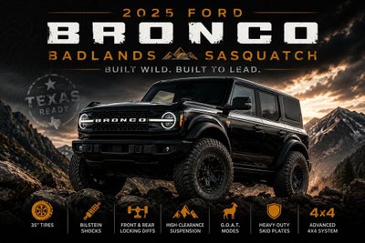 2025 Ford Bronco Badlands Sasquatch PKG