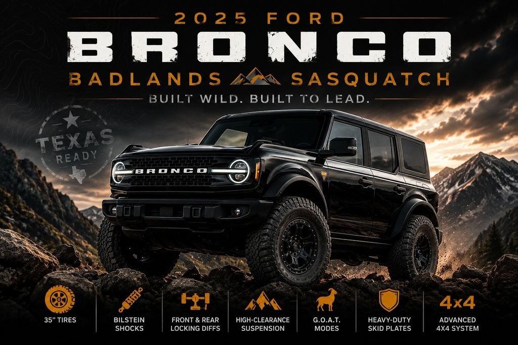 2025 Ford Bronco Badlands Sasquatch PKG
