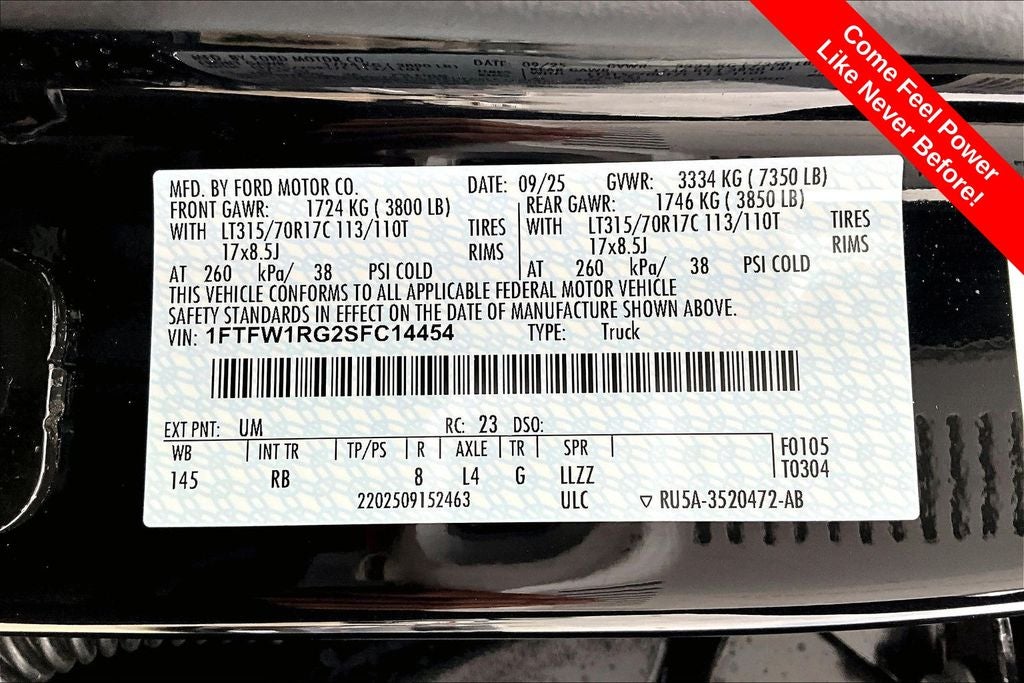 2025 Ford F-150 Raptor