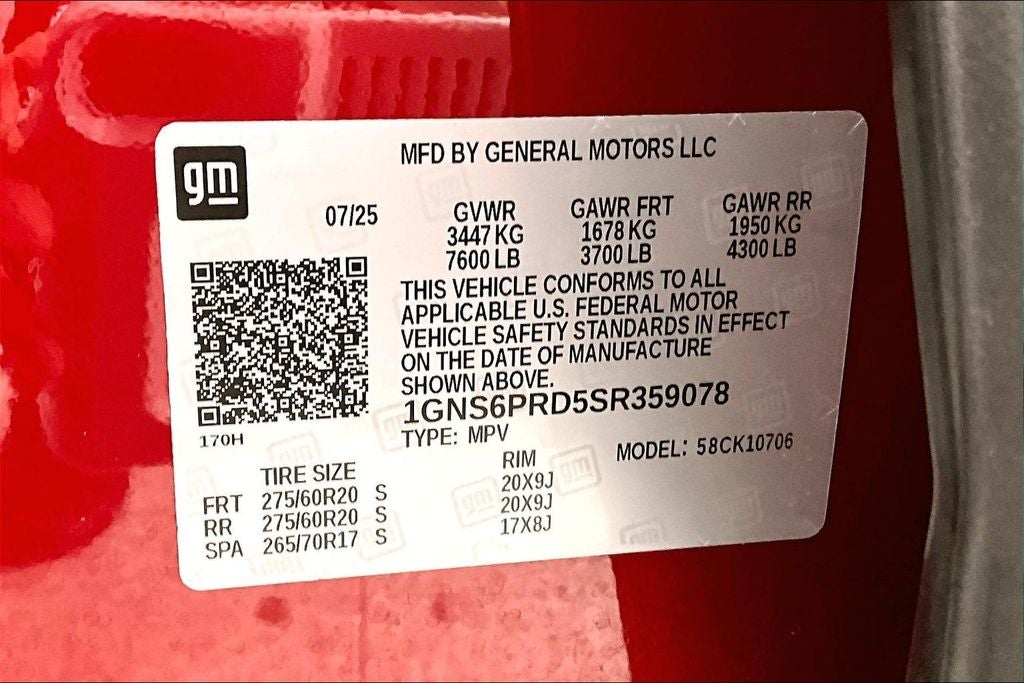 2025 Chevrolet Tahoe Z71