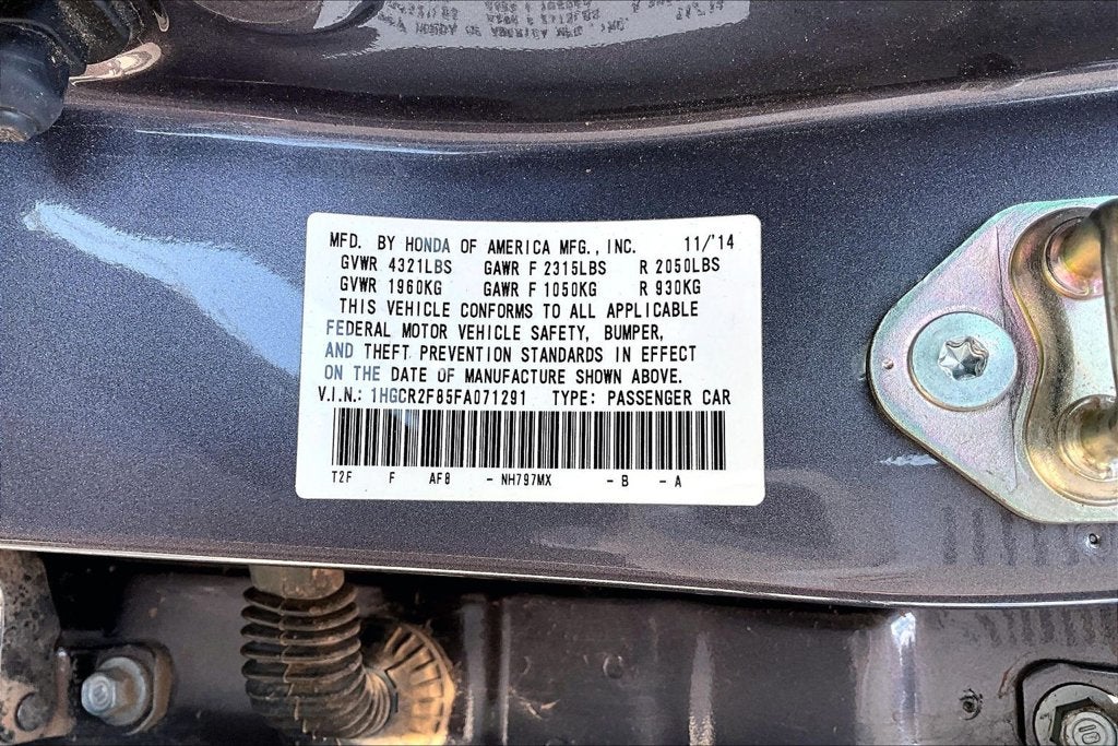 2015 Honda Accord EX-L