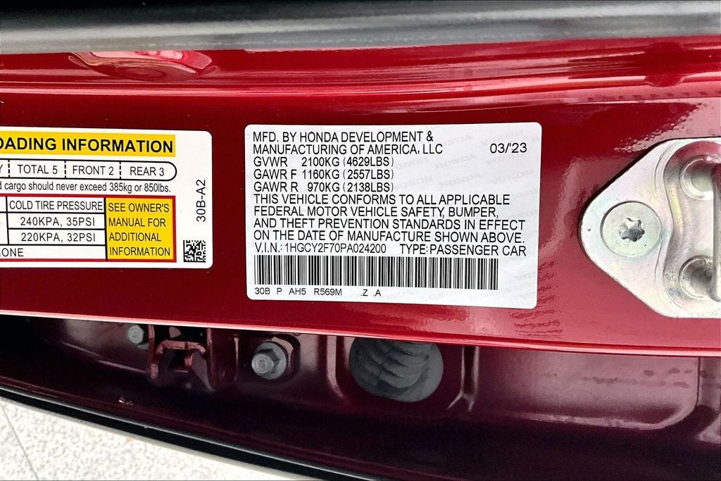 2023 Honda Accord Hybrid Sport-L