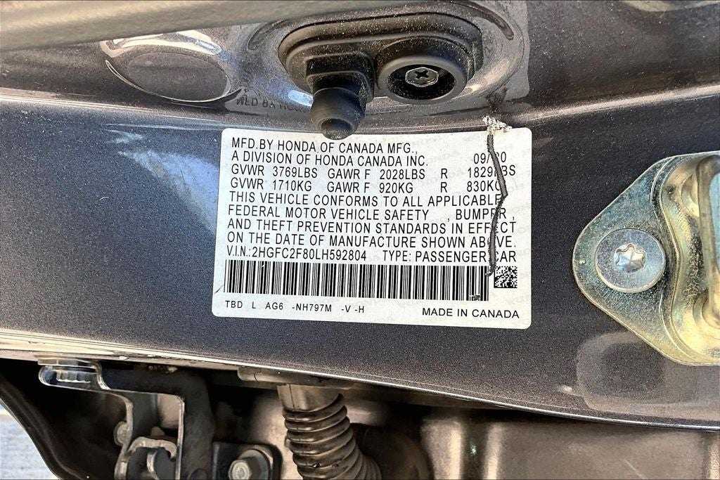 2020 Honda Civic Sport