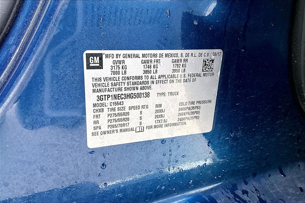 2017 GMC Sierra 1500 SLT