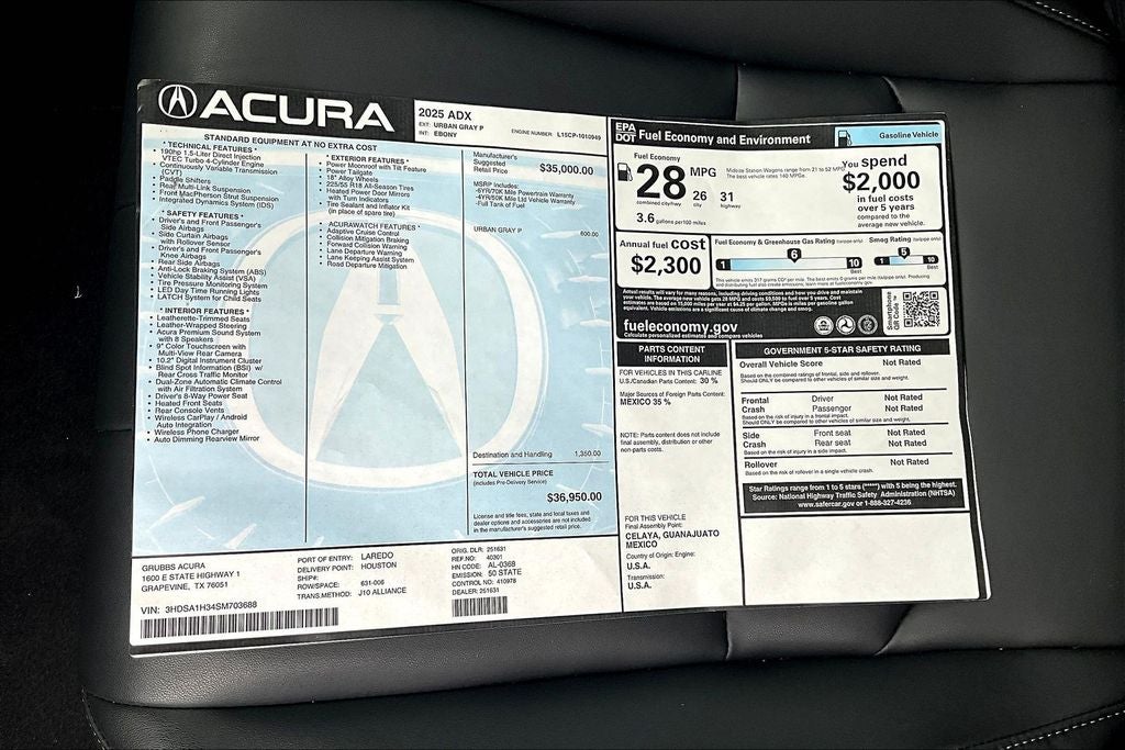 2025 Acura ADX Base