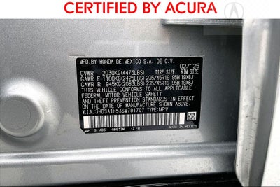 2025 Acura ADX A-Spec Package