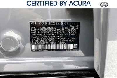 2025 Acura ADX A-Spec Package