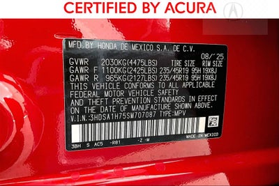 2025 Acura ADX A-Spec Advance Package