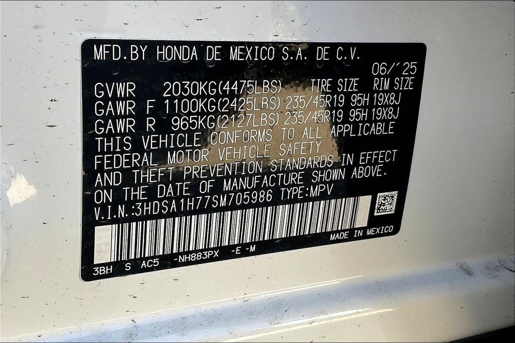 2025 Acura ADX A-Spec Advance Package