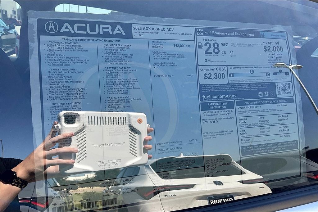 2025 Acura ADX A-Spec Advance Package