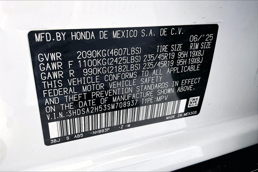 2025 Acura ADX A-Spec Package