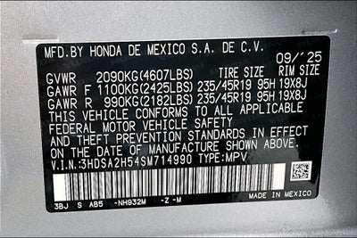 2025 Acura ADX A-Spec Package