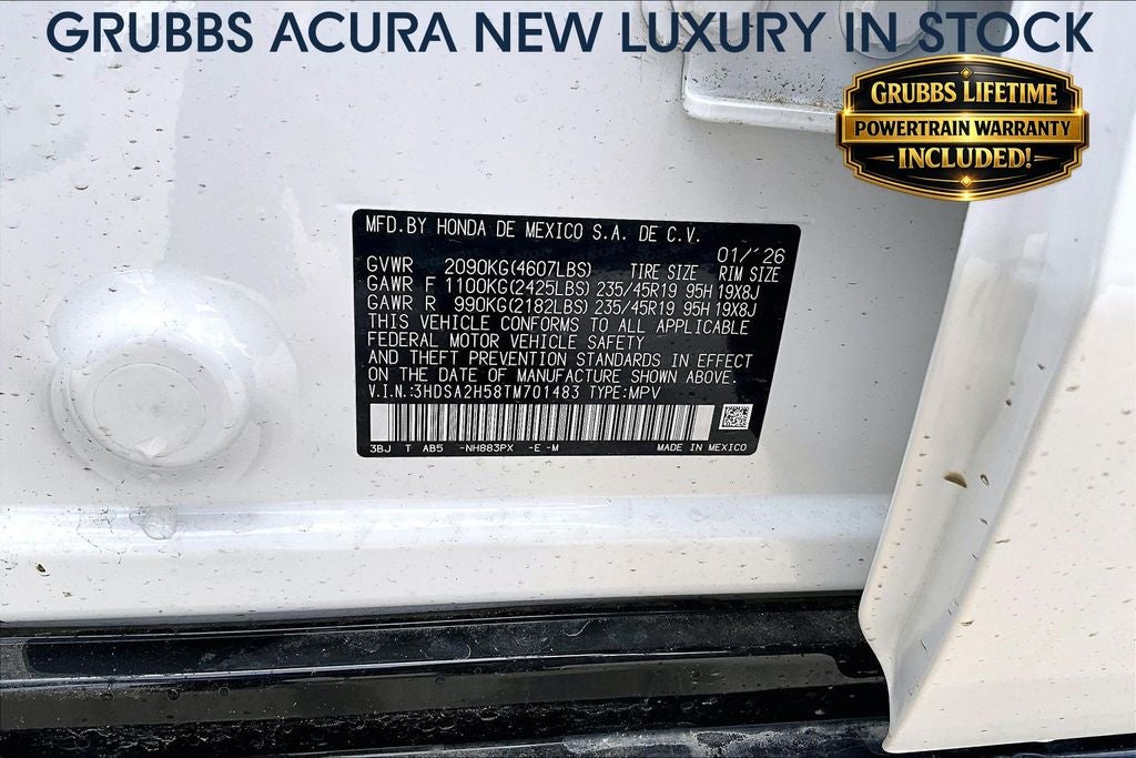 2026 Acura ADX A-Spec Package