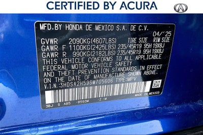 2025 Acura ADX A-Spec Package