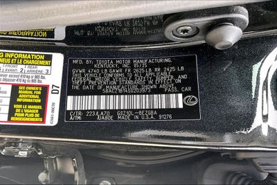 2025 Lexus ES 350