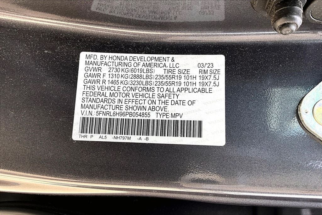 2023 Honda Odyssey Elite
