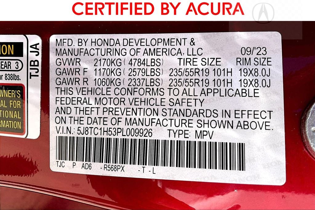 2023 Acura RDX Technology Package