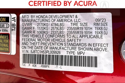 2023 Acura RDX Technology Package