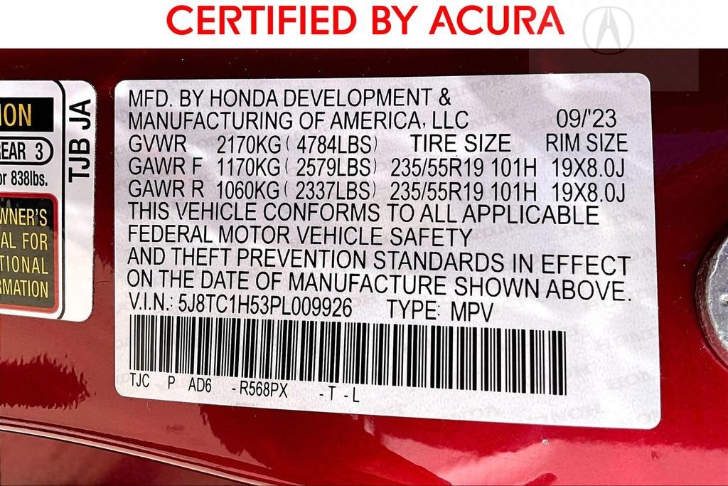 2023 Acura RDX Technology Package