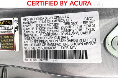 2024 Acura RDX Technology Package SH-AWD