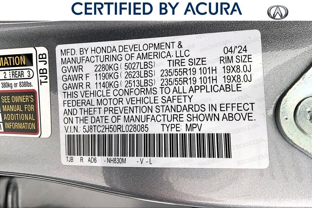 2024 Acura RDX Technology Package SH-AWD