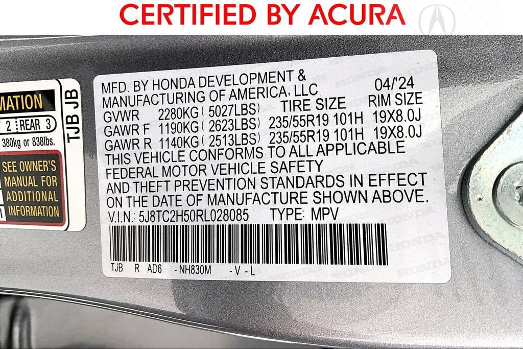 2024 Acura RDX Technology Package SH-AWD