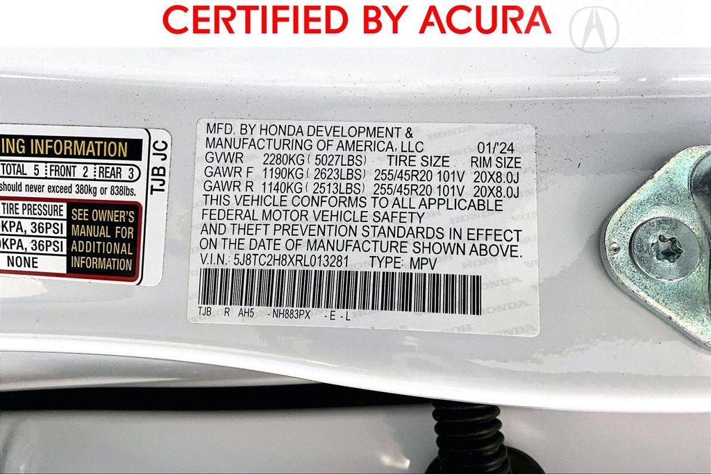 2024 Acura RDX A-Spec Advance Package SH-AWD