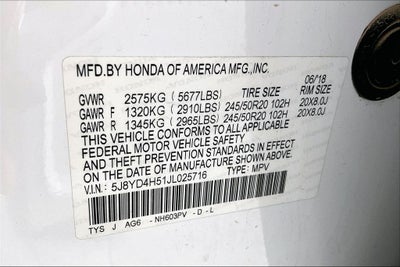 2018 Acura MDX 3.5L SH-AWD w/Technology Package
