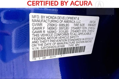 2025 Acura MDX Type S w/Advance Package SH-AWD