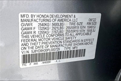 2023 Acura MDX 3.5L