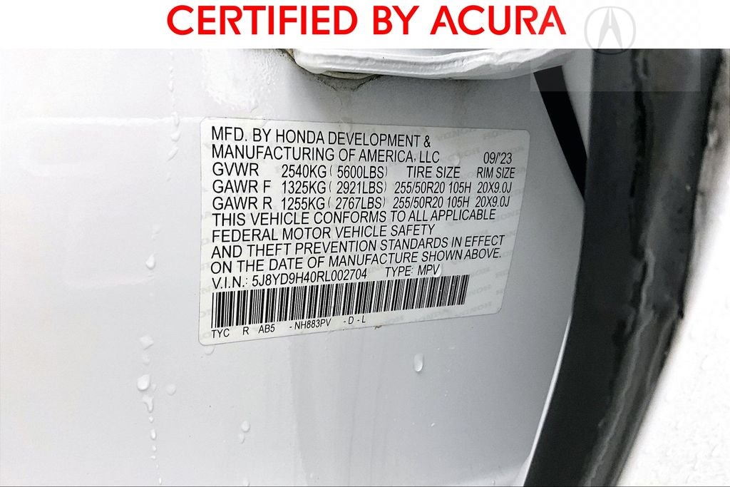2024 Acura MDX Technology