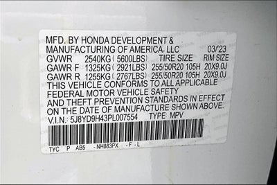 2023 Acura MDX Technology