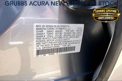 2026 Acura MDX Technology Package