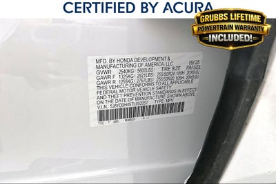 2026 Acura MDX Technology Package