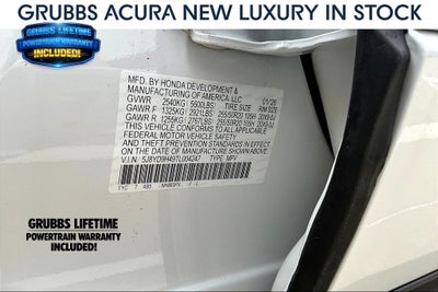 2026 Acura MDX Technology Package