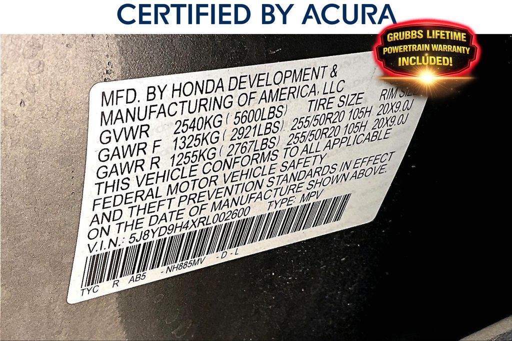 2024 Acura MDX Technology