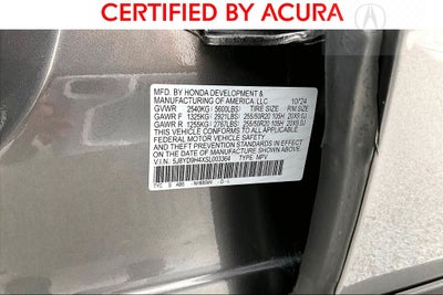 2025 Acura MDX Technology Package